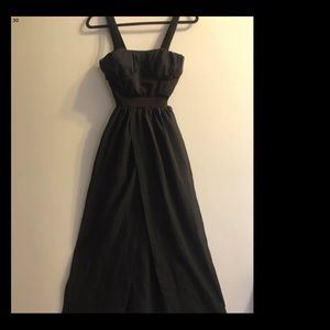 Black maxi dress small